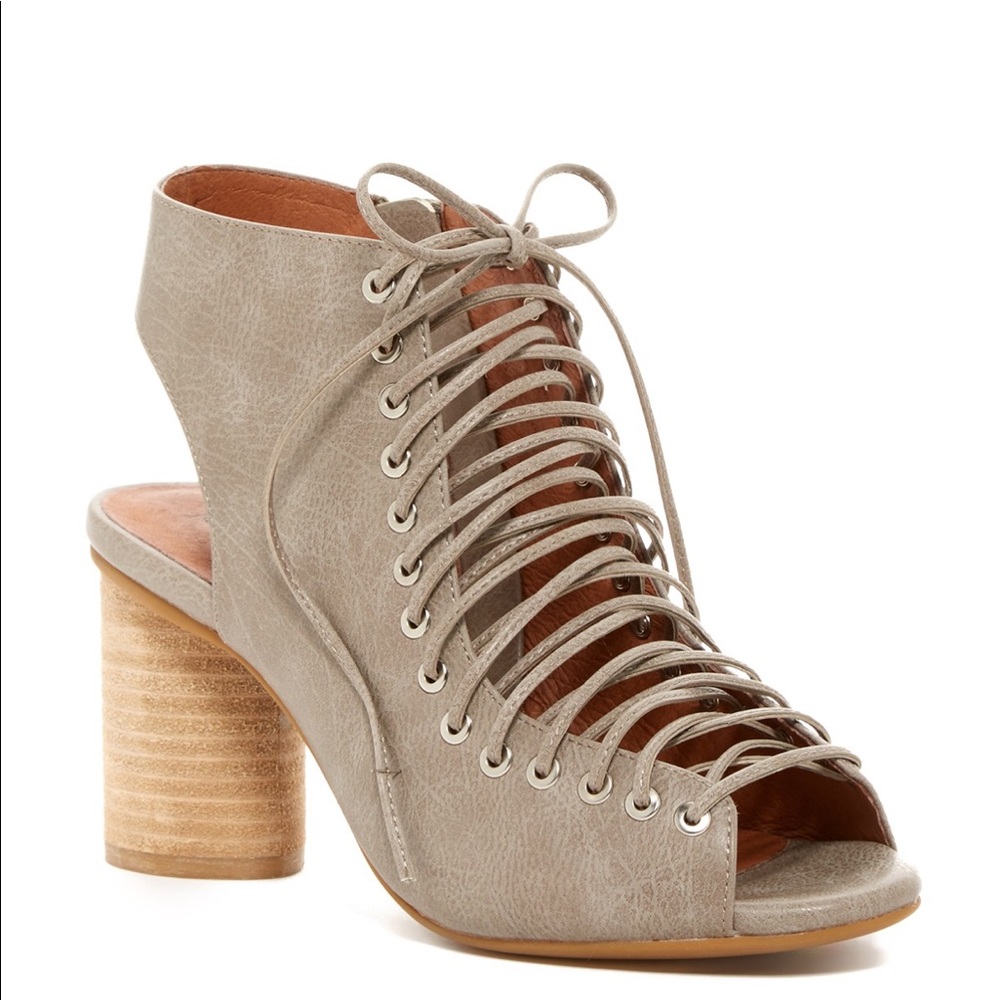 Jeffrey Campbell Lace Up Heeled Sandals - Used